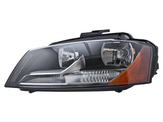Audi Headlight Assembly - Driver Side (Halogen) 8P0941003BD - Hella 009648051